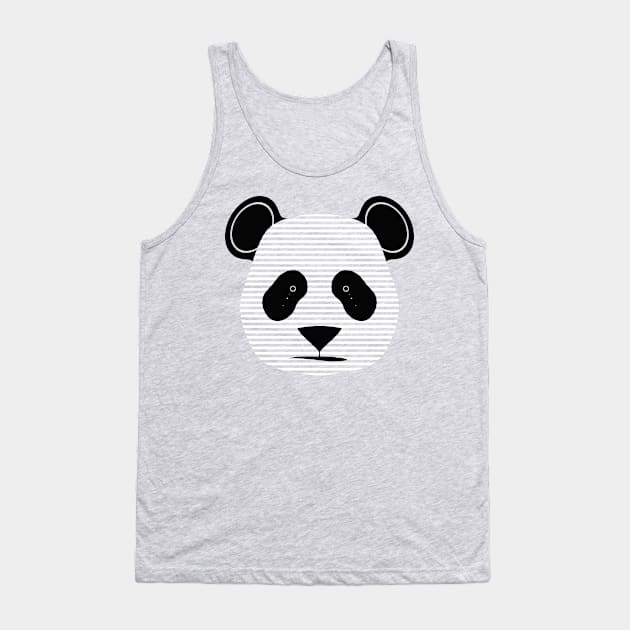 panda stripes Tank Top by asyrum